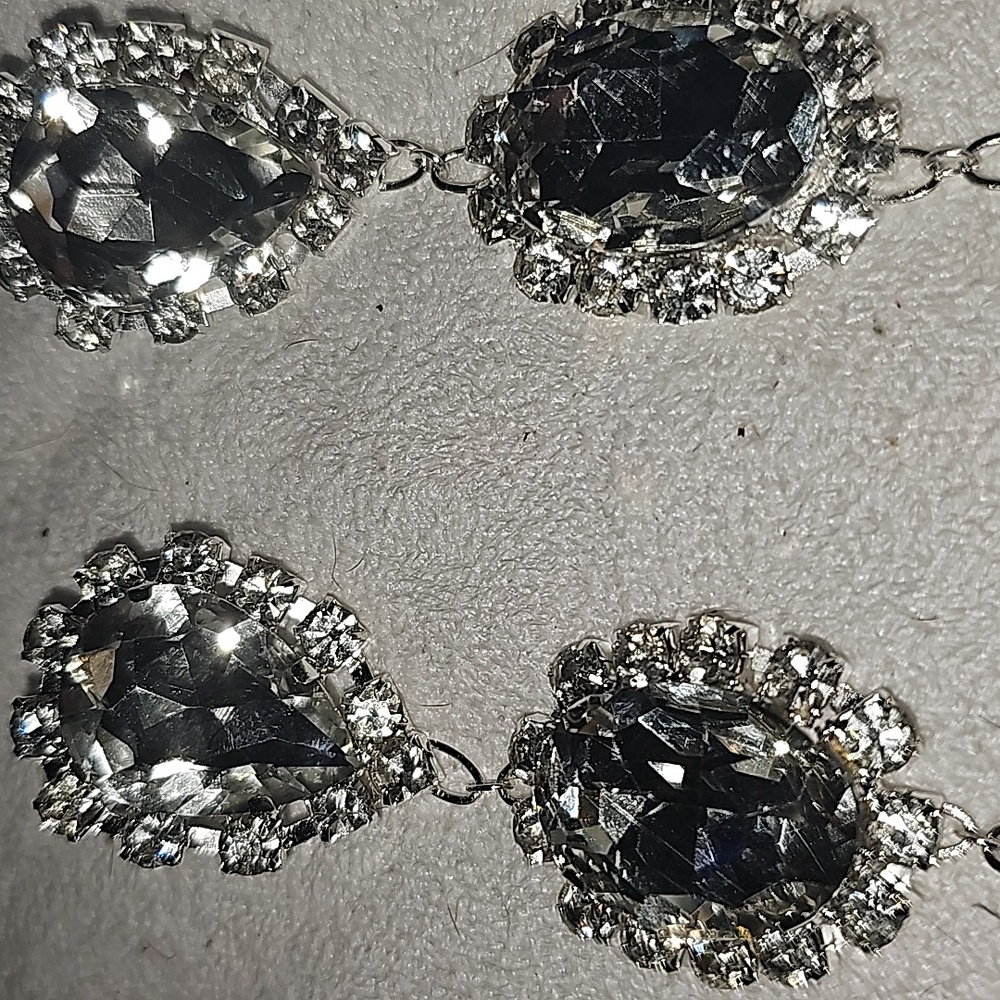 Dramatic High Bling, Beautiful Cleear Rhinestones… - image 2